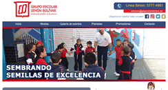 Desktop Screenshot of gruposimonbolivar.mx